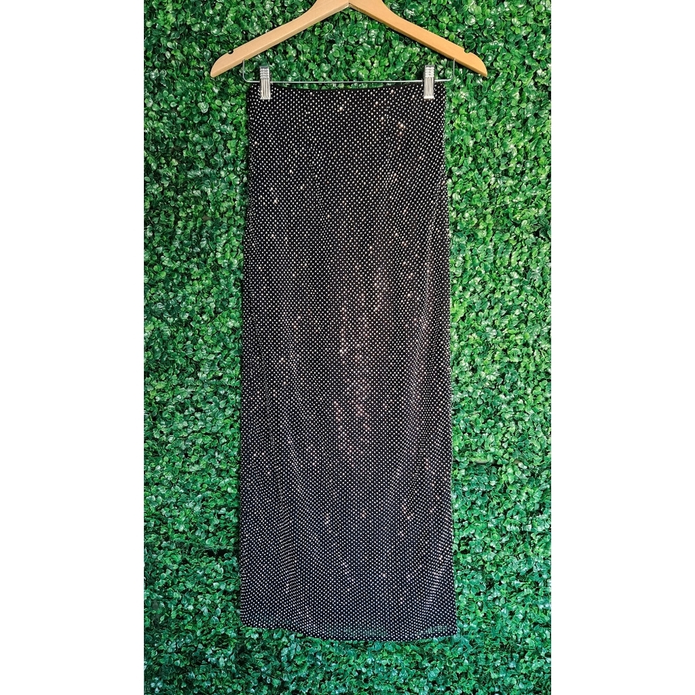 J.Crew Collection Side-Slit Rhinestone Skirt - Picture 2 of 15